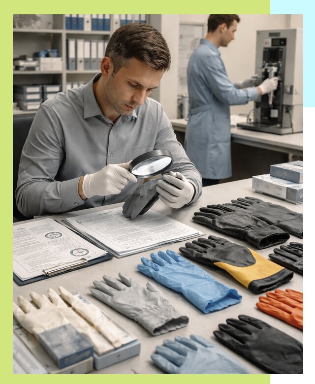 Сертификация перчаток и средств защиты продукции в Тольятти