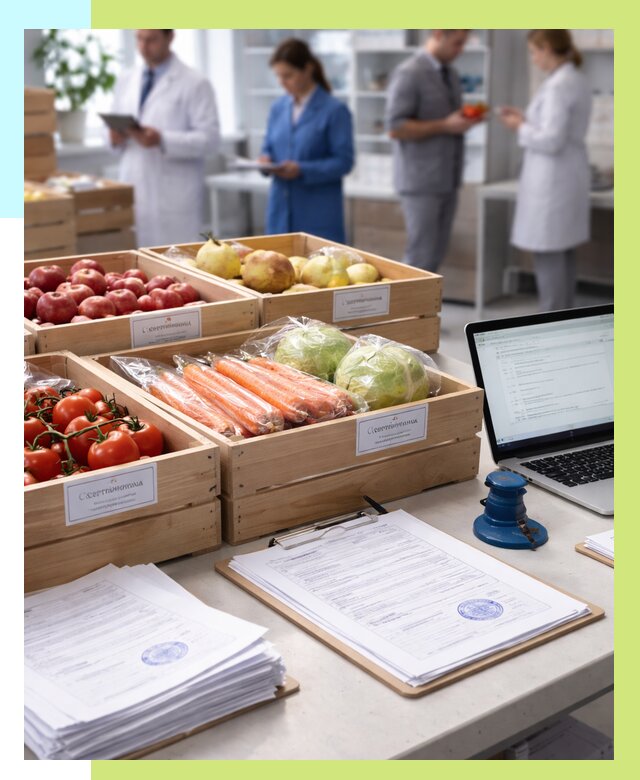Сертификация овощей и фруктов в Тольятти от 8791 р. | Алешин-Тля