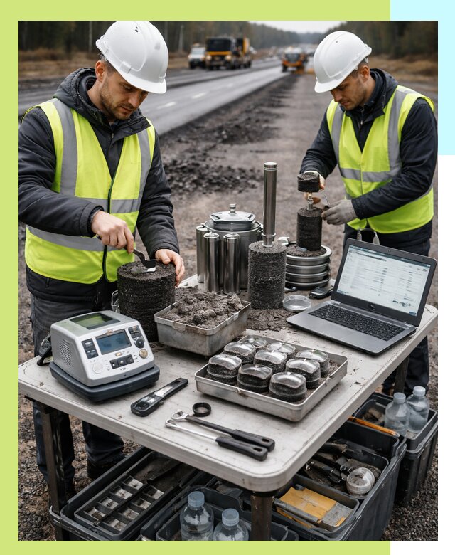 Сертификация асфальта: испытания и подтверждение в Тольятти