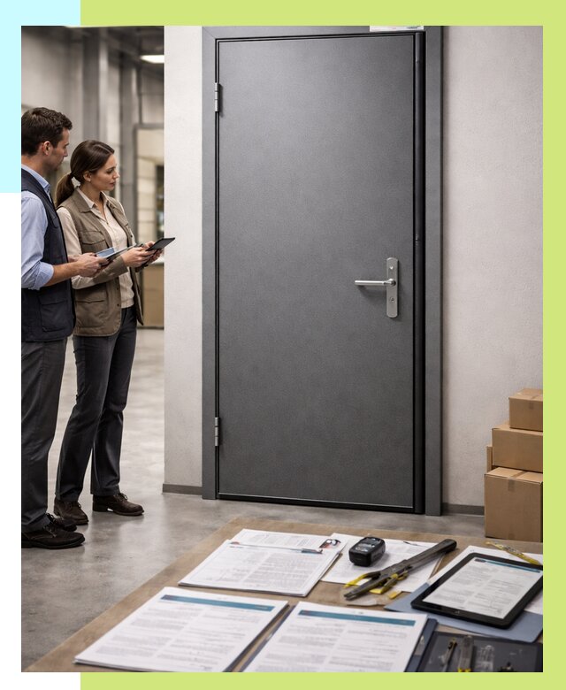 Сертификация противопожарных дверей в Тольятти от 9308 р. | Алешин-Тля