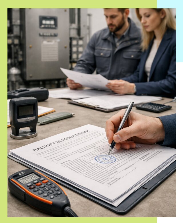 Оформление паспорта эксплуатации оборудования в Тольятти