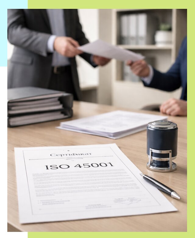 Сертификат ISO 45001 в Тольятти под ключ от 46539 р. | Алешин-Тля