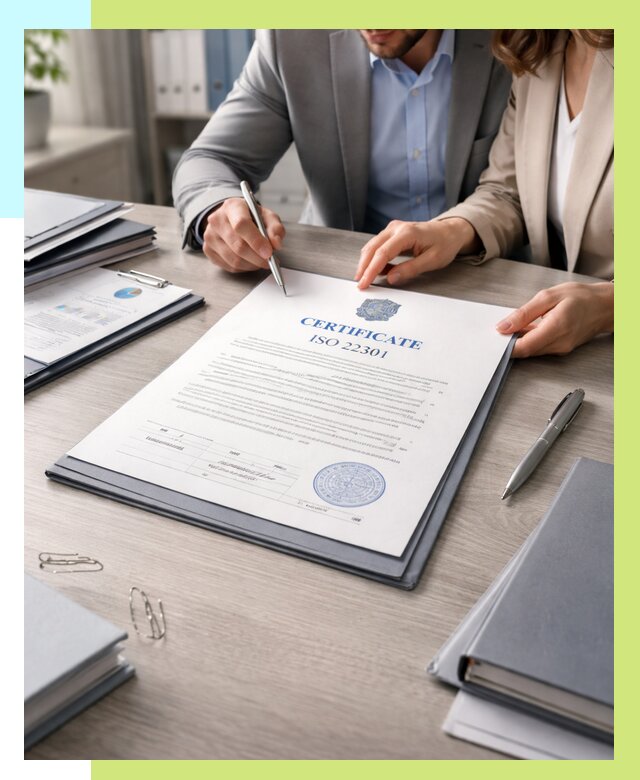 Сертификат ISO 22301 в Тольятти от 46539 р. | Алешин-Тля срочно