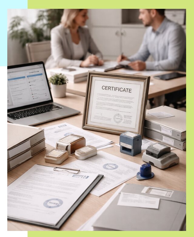 Сертификация компании в Тольятти от 46539 р. | Алешин-Тля — заказ